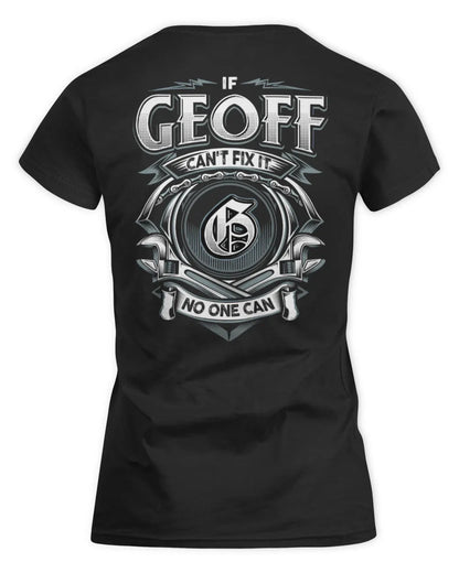 GEOFF AP81-K4-626 - Personalized Ahmed Quote Apparel “If Ahmed Can't Fix It, No One Can” - Women's Standard T-Shirt - Black