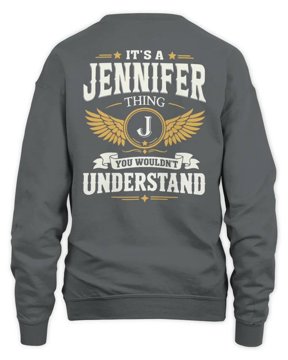 JENNIFER KT06-M008 It’s a [NAME] Thing – You Wouldn’t Understand | Personalized Vintage T-Shirt - Unisex Sweatshirt - Charcoal