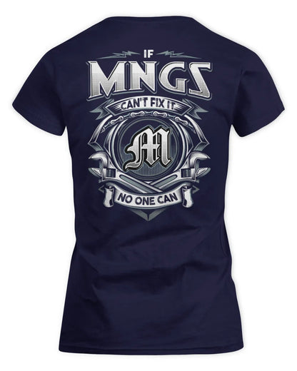 MNGS AP81-K4-626 - Personalized Ahmed Quote Apparel “If Ahmed Can't Fix It, No One Can” - Women's Standard T-Shirt - Navy