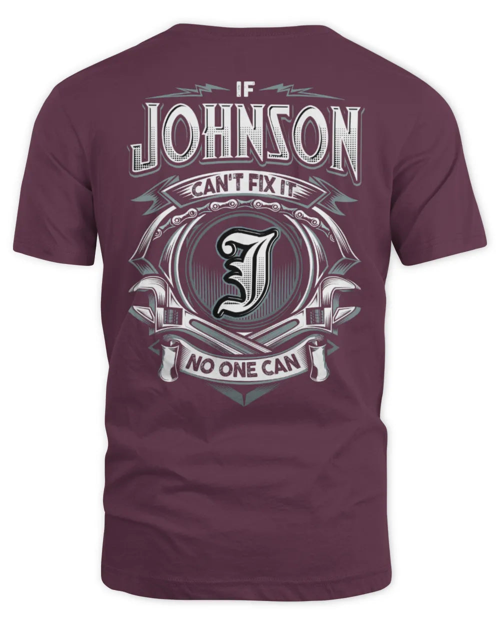 JOHNSON AP81-K4-626 - Personalized Ahmed Quote Apparel “If Ahmed Can't Fix It, No One Can” - Unisex Standard T-Shirt - Maroon