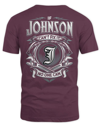 JOHNSON AP81-K4-626 - Personalized Ahmed Quote Apparel “If Ahmed Can't Fix It, No One Can” - Unisex Standard T-Shirt - Maroon