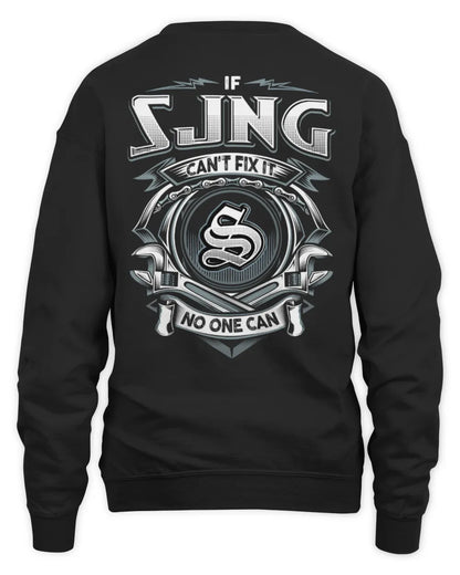SJNG AP81-K4-626 - Personalized Ahmed Quote Apparel “If Ahmed Can't Fix It, No One Can” - Unisex Sweatshirt - Black