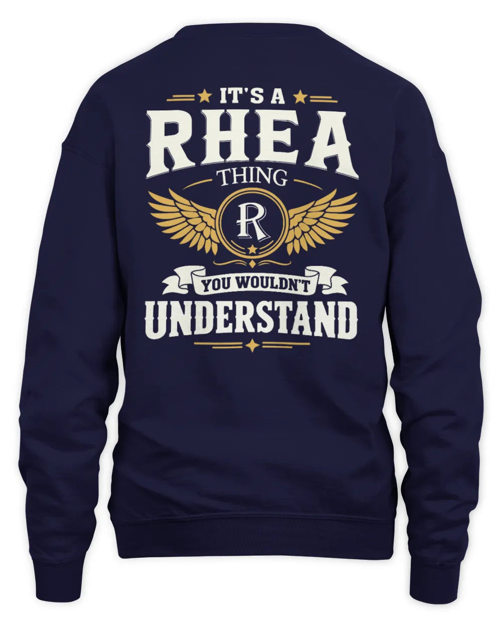 RHEA KT06-M008 It’s a [NAME] Thing – You Wouldn’t Understand | Personalized Vintage T-Shirt - Unisex Sweatshirt - Navy