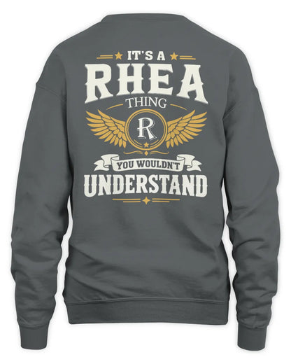RHEA KT06-M008 It’s a [NAME] Thing – You Wouldn’t Understand | Personalized Vintage T-Shirt - Unisex Sweatshirt - Charcoal
