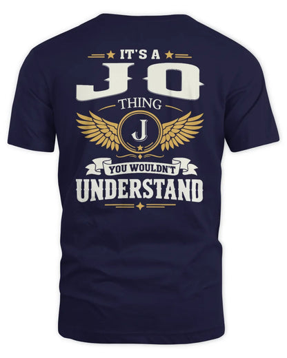 JO KT06-M008 It’s a [NAME] Thing – You Wouldn’t Understand | Personalized Vintage T-Shirt - Unisex Standard T-Shirt - Navy