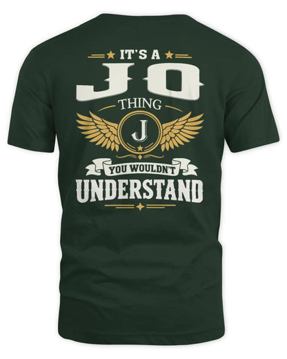 JO KT06-M008 It’s a [NAME] Thing – You Wouldn’t Understand | Personalized Vintage T-Shirt - Unisex Standard T-Shirt - Forest Green