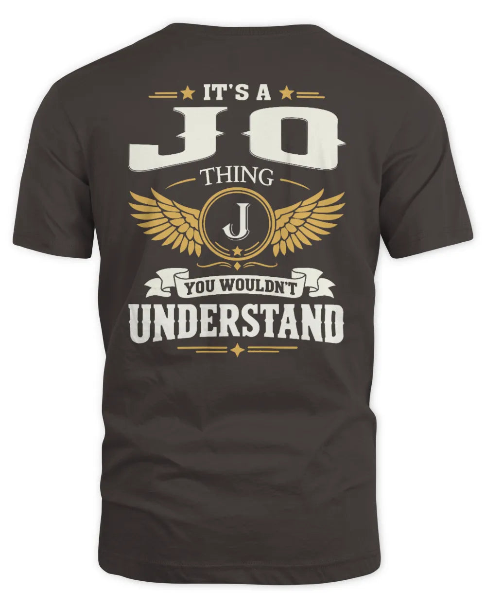 JO KT06-M008 It’s a [NAME] Thing – You Wouldn’t Understand | Personalized Vintage T-Shirt - Unisex Standard T-Shirt - Dark Chocolate