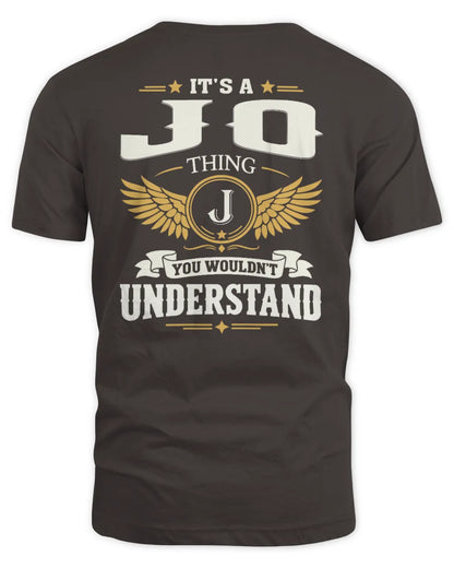 JO KT06-M008 It’s a [NAME] Thing – You Wouldn’t Understand | Personalized Vintage T-Shirt - Unisex Standard T-Shirt - Dark Chocolate