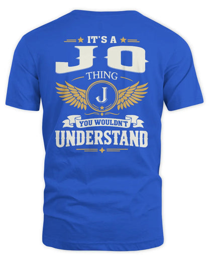 JO KT06-M008 It’s a [NAME] Thing – You Wouldn’t Understand | Personalized Vintage T-Shirt - Unisex Standard T-Shirt - Royal