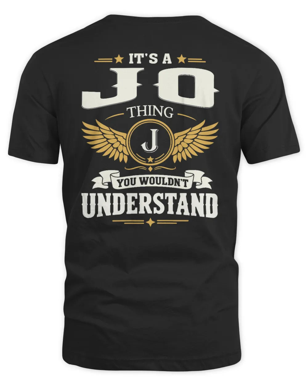 JO KT06-M008 It’s a [NAME] Thing – You Wouldn’t Understand | Personalized Vintage T-Shirt - Unisex Standard T-Shirt - Black