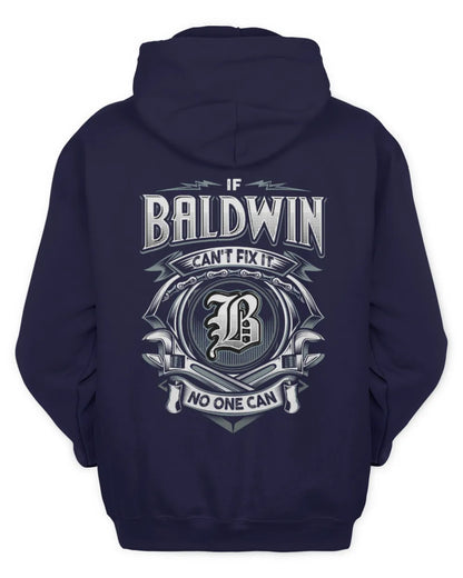 BALDWIN AP81-K4-626 - Personalized Ahmed Quote Apparel “If Ahmed Can't Fix It, No One Can” - Unisex Hoodie - Navy