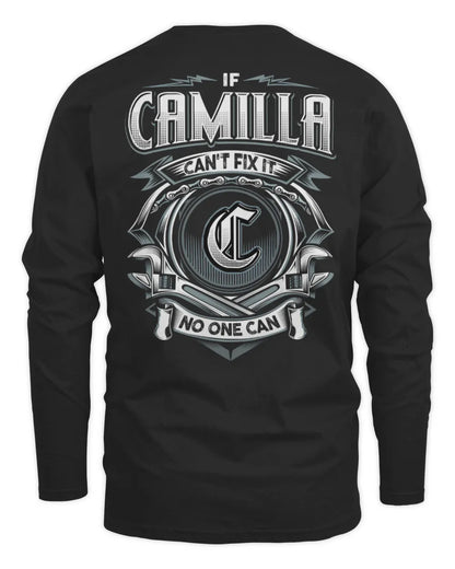 CAMILLA AP81-K4-626 - Personalized Ahmed Quote Apparel “If Ahmed Can't Fix It, No One Can” - Men's Long Sleeved T-Shirt - Black