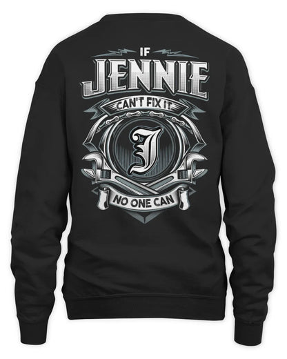 JENNIE AP81-K4-626 - Personalized Ahmed Quote Apparel “If Ahmed Can't Fix It, No One Can” - Unisex Sweatshirt - Black