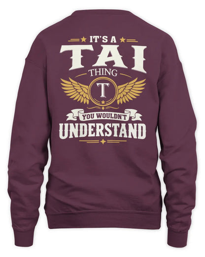 TAI KT06-M008 It’s a [NAME] Thing – You Wouldn’t Understand | Personalized Vintage T-Shirt - Unisex Sweatshirt - Maroon