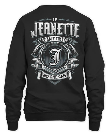 JEANETTE AP81-K4-626 - Personalized Ahmed Quote Apparel “If Ahmed Can't Fix It, No One Can” - Unisex Sweatshirt - Black