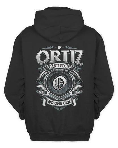 ORTIZ AP81-K4-626 - Personalized Ahmed Quote Apparel “If Ahmed Can't Fix It, No One Can” - Unisex Hoodie - Black