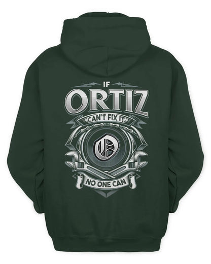 ORTIZ AP81-K4-626 - Personalized Ahmed Quote Apparel “If Ahmed Can't Fix It, No One Can” - Unisex Hoodie - Forest Green