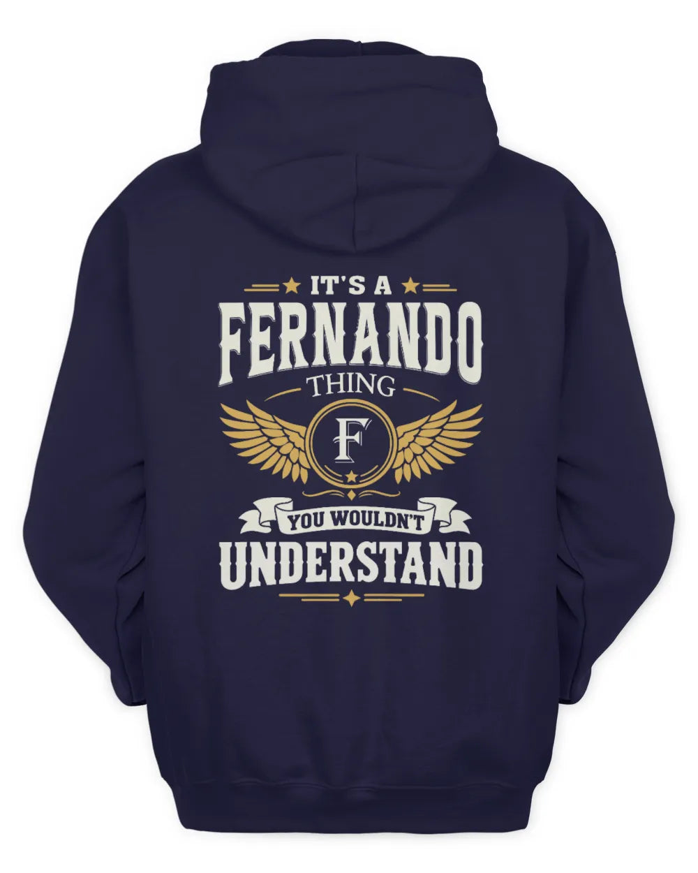 FERNANDO KT06-M008 It’s a [NAME] Thing – You Wouldn’t Understand | Personalized Vintage T-Shirt - Unisex Hoodie - Navy