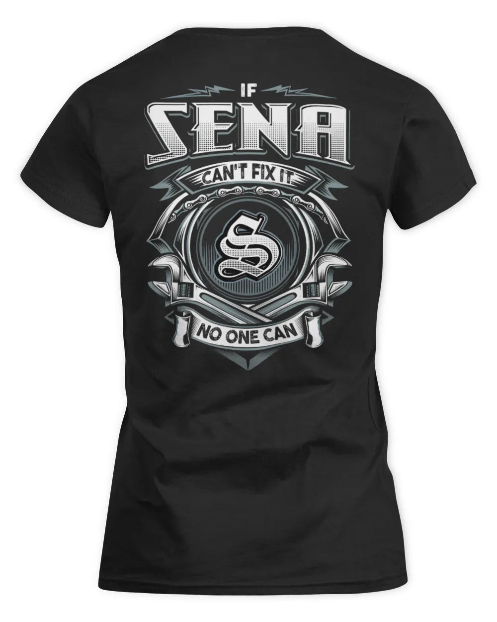 SENA AP81-K4-626 - Personalized Ahmed Quote Apparel “If Ahmed Can't Fix It, No One Can” - Women's Standard T-Shirt - Black