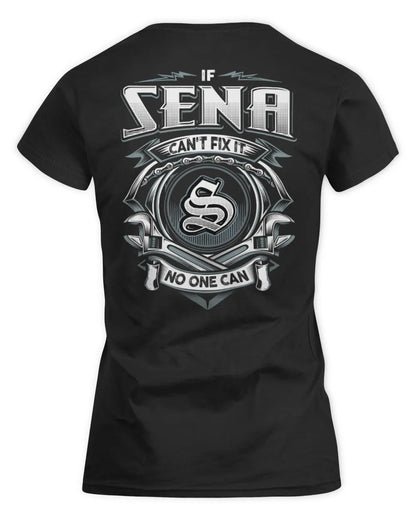 SENA AP81-K4-626 - Personalized Ahmed Quote Apparel “If Ahmed Can't Fix It, No One Can” - Women's Standard T-Shirt - Black