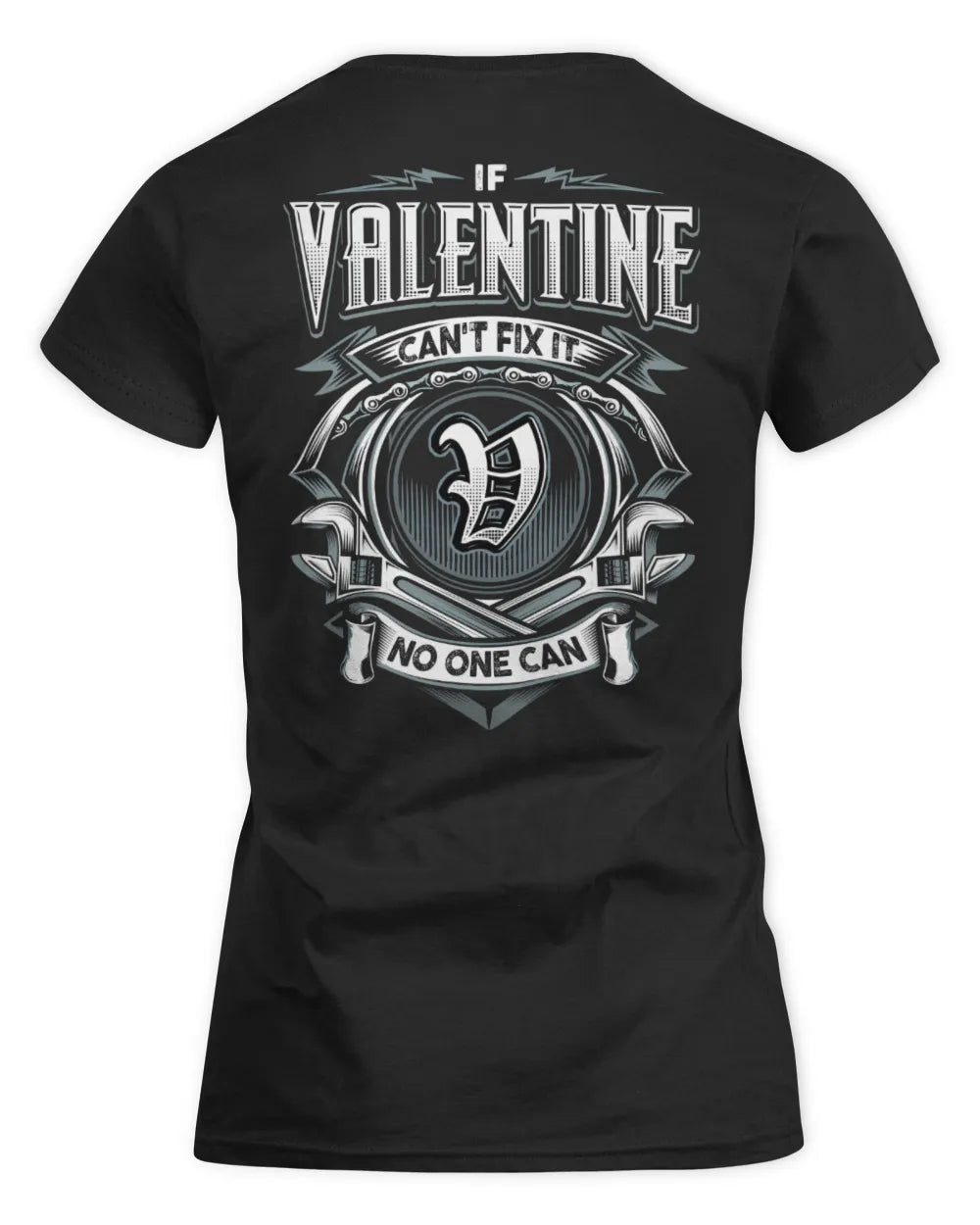 VALENTINE AP81-K4-626 - Personalized Ahmed Quote Apparel “If Ahmed Can't Fix It, No One Can” - Women's Standard T-Shirt - Black