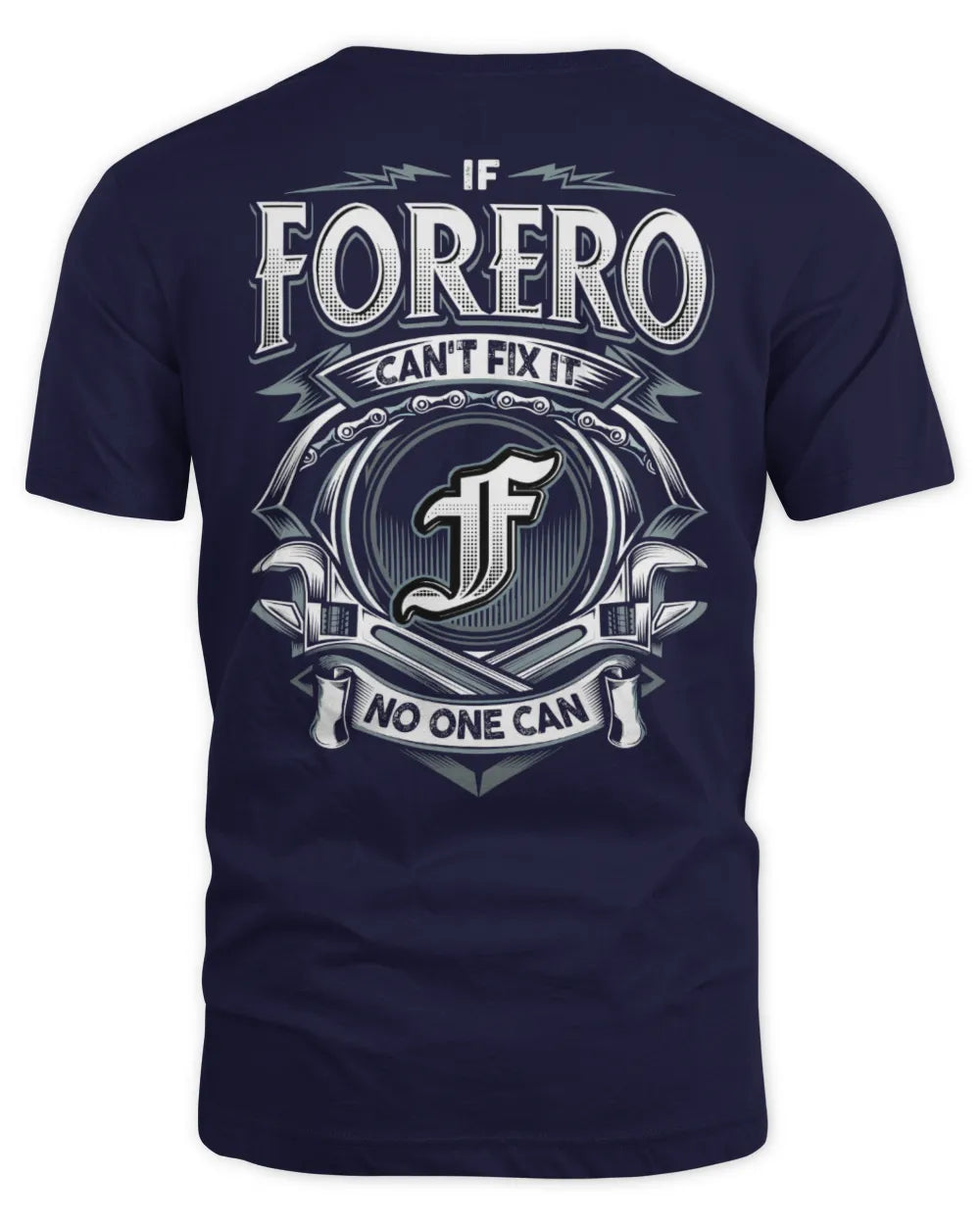 FORERO AP81-K4-626 - Personalized Ahmed Quote Apparel “If Ahmed Can't Fix It, No One Can” - Unisex Standard T-Shirt - Navy