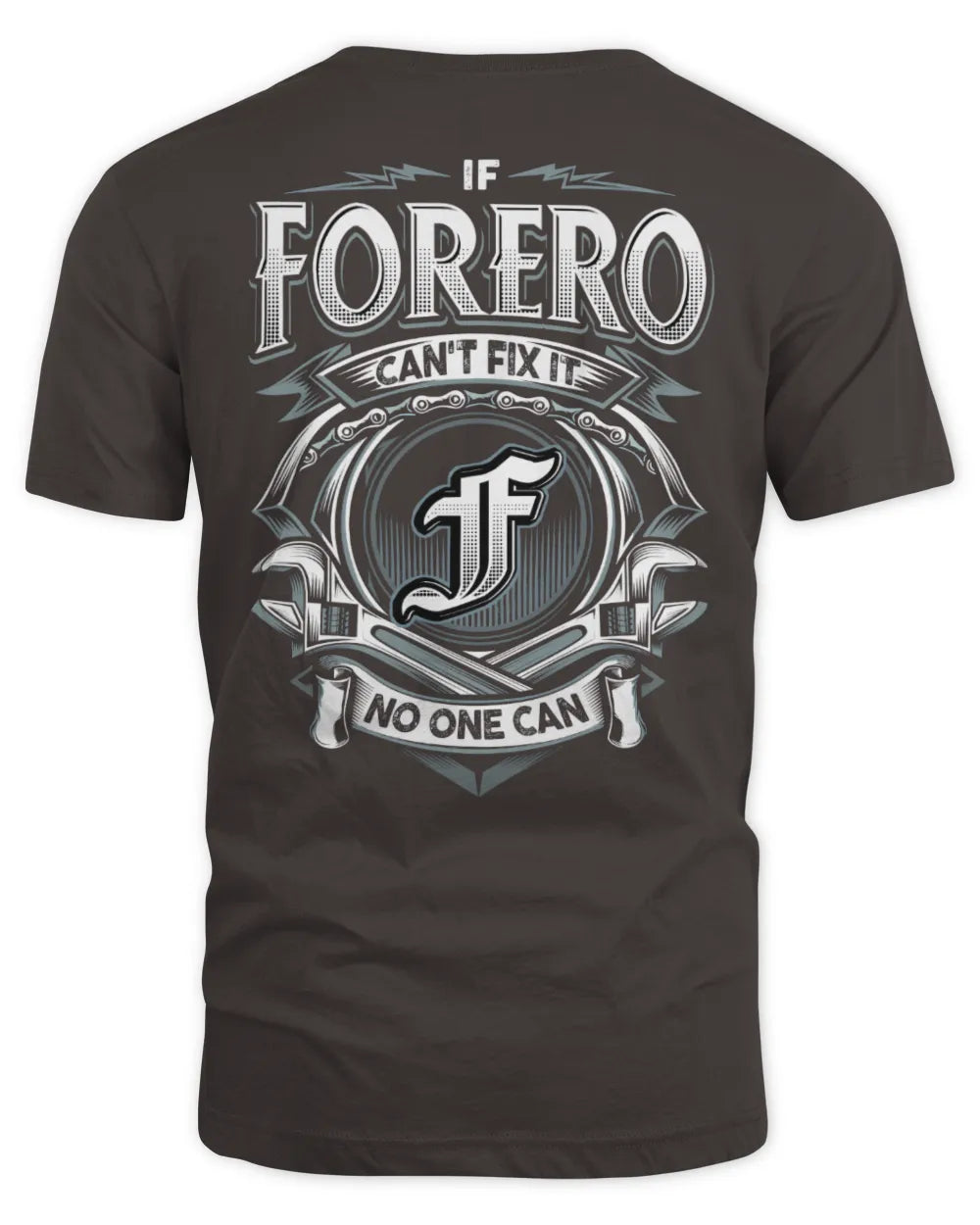 FORERO AP81-K4-626 - Personalized Ahmed Quote Apparel “If Ahmed Can't Fix It, No One Can” - Unisex Standard T-Shirt - Dark Chocolate