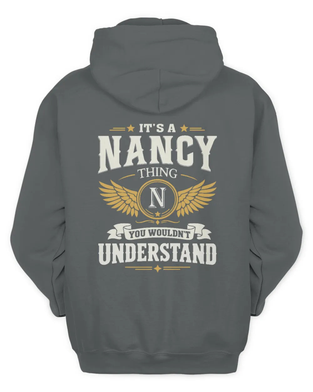 NANCY KT06-M008 It’s a [NAME] Thing – You Wouldn’t Understand | Personalized Vintage T-Shirt - Unisex Hoodie - Charcoal