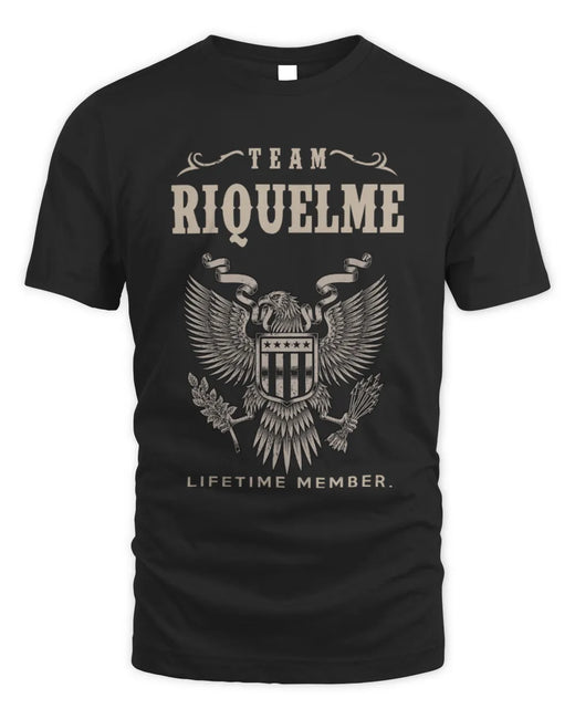 RIQUELME TP06-K82 – Personalized Classic Style Apparel “Team NAME Lifetime Member”
