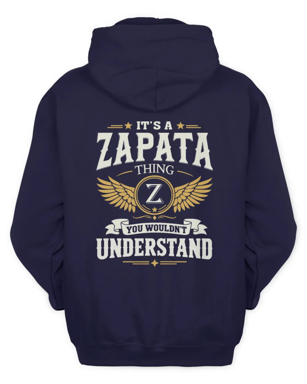 ZAPATA KT06-M008 It’s a [NAME] Thing – You Wouldn’t Understand | Personalized Vintage T-Shirt - Unisex Hoodie - Navy