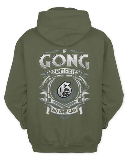 GONG AP81-K4-626 - Personalized Ahmed Quote Apparel “If Ahmed Can't Fix It, No One Can” - Unisex Hoodie - Military Green