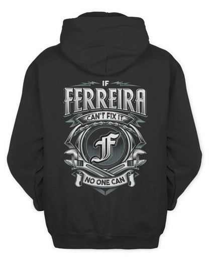 FERREIRA AP81-K4-626 - Personalized Ahmed Quote Apparel “If Ahmed Can't Fix It, No One Can” - Unisex Hoodie - Black