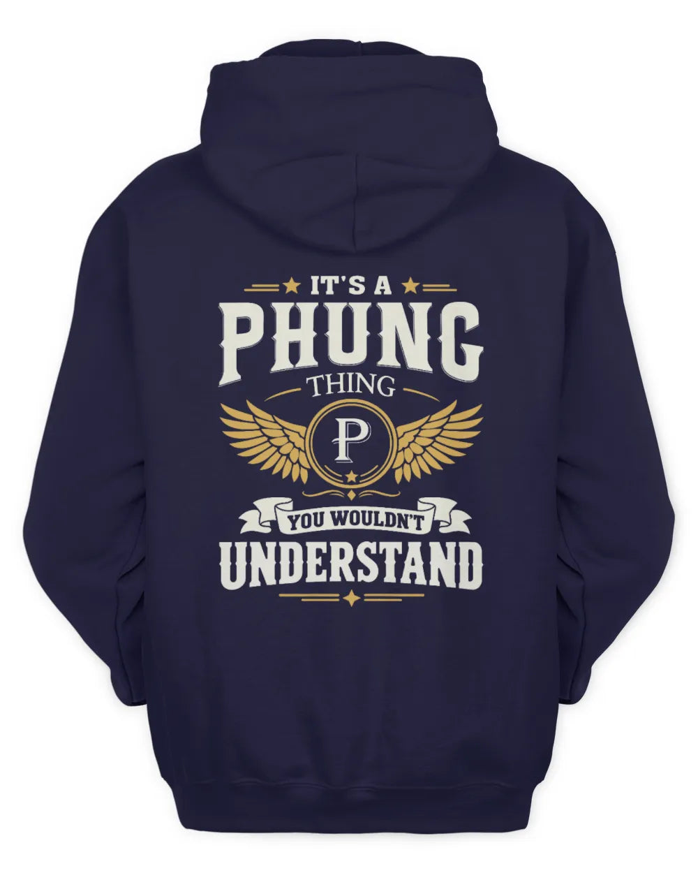 PHUNG KT06-M008 It’s a [NAME] Thing – You Wouldn’t Understand | Personalized Vintage T-Shirt - Unisex Hoodie - Navy