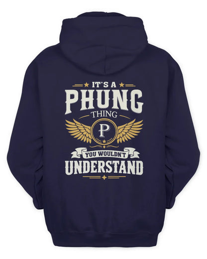 PHUNG KT06-M008 It’s a [NAME] Thing – You Wouldn’t Understand | Personalized Vintage T-Shirt - Unisex Hoodie - Navy