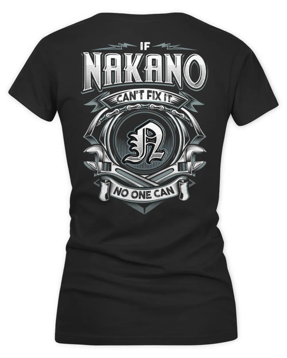 NAKANO AP81-K4-626 - Personalized Ahmed Quote Apparel “If Ahmed Can't Fix It, No One Can” - Women's V-Neck T-Shirt - Black