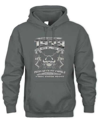 1973 HH89-K2 – Protective Family Quote T-Shirt - Unisex Hoodie - Charcoal