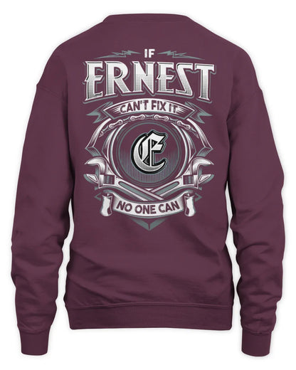 ERNEST AP81-K4-626 - Personalized Ahmed Quote Apparel “If Ahmed Can't Fix It, No One Can” - Unisex Sweatshirt - Maroon