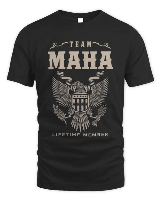 MAHA TP06-K82 – Personalized Classic Style Apparel “Team NAME Lifetime Member”