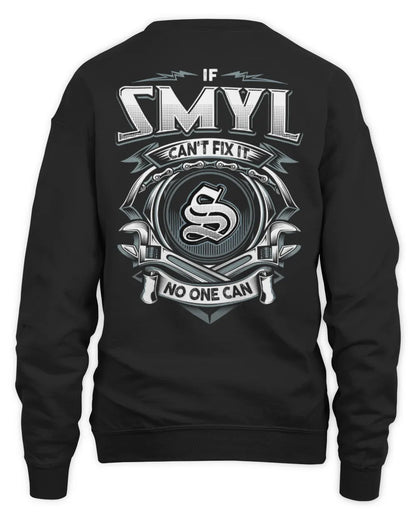 SMYL AP81-K4-626 - Personalized Ahmed Quote Apparel “If Ahmed Can't Fix It, No One Can” - Unisex Sweatshirt - Black