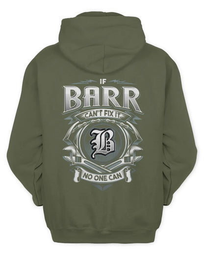 BARR AP81-K4-626 - Personalized Ahmed Quote Apparel “If Ahmed Can't Fix It, No One Can” - Unisex Hoodie - Military Green