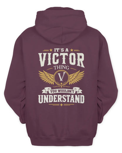 VICTOR KT06-M008 It’s a [NAME] Thing – You Wouldn’t Understand | Personalized Vintage T-Shirt - Unisex Hoodie - Maroon