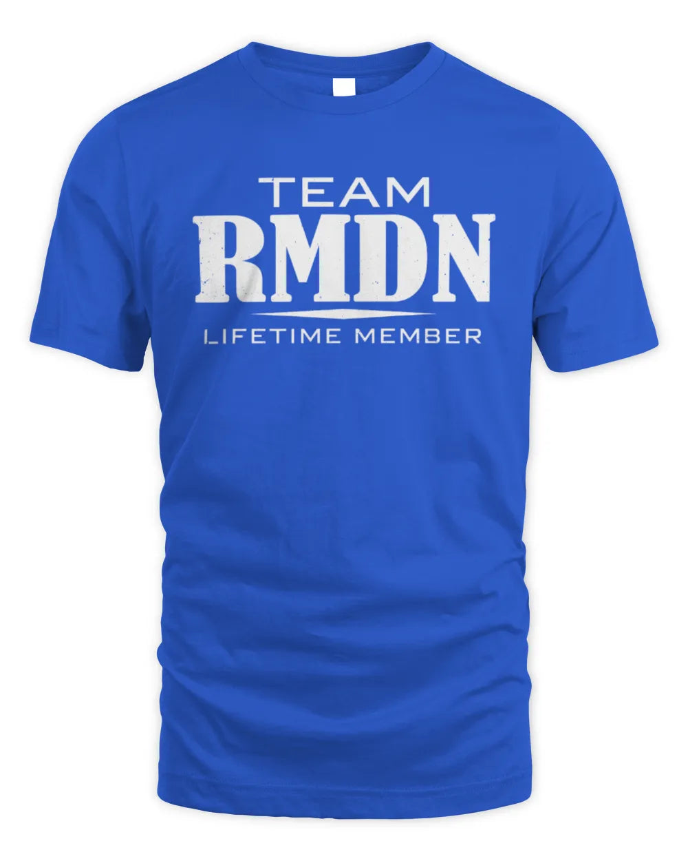 RMDN BL62-K4-128 - Personalized “Team NAME Lifetime Member” - Unisex Standard T-Shirt - Royal