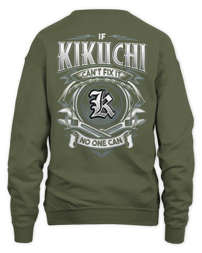 KIKUCHI AP81-K4-626 - Personalized Ahmed Quote Apparel “If Ahmed Can't Fix It, No One Can” - Unisex Sweatshirt - Military Green