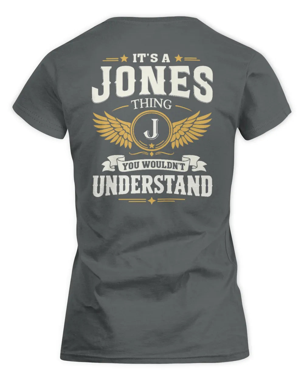 JONES KT06-M008 It’s a [NAME] Thing – You Wouldn’t Understand | Personalized Vintage T-Shirt - Women's Standard T-Shirt - Charcoal