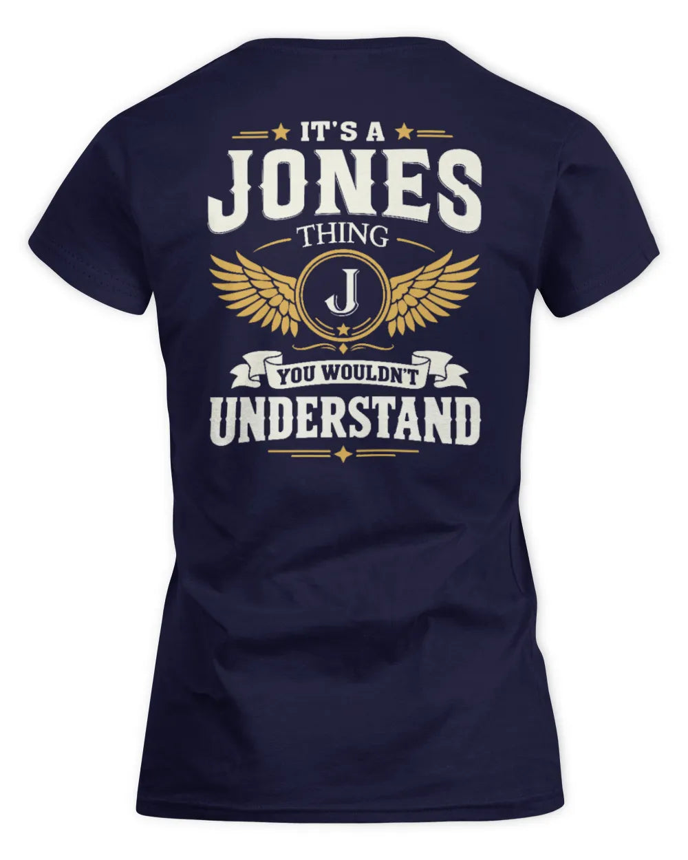 JONES KT06-M008 It’s a [NAME] Thing – You Wouldn’t Understand | Personalized Vintage T-Shirt - Women's Standard T-Shirt - Navy