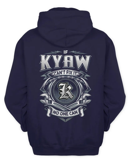 KYAW AP81-K4-626 - Personalized Ahmed Quote Apparel “If Ahmed Can't Fix It, No One Can” - Unisex Hoodie - Navy