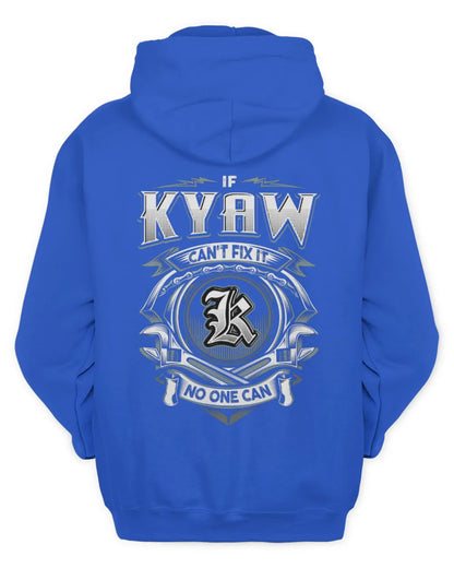 KYAW AP81-K4-626 - Personalized Ahmed Quote Apparel “If Ahmed Can't Fix It, No One Can” - Unisex Hoodie - Royal