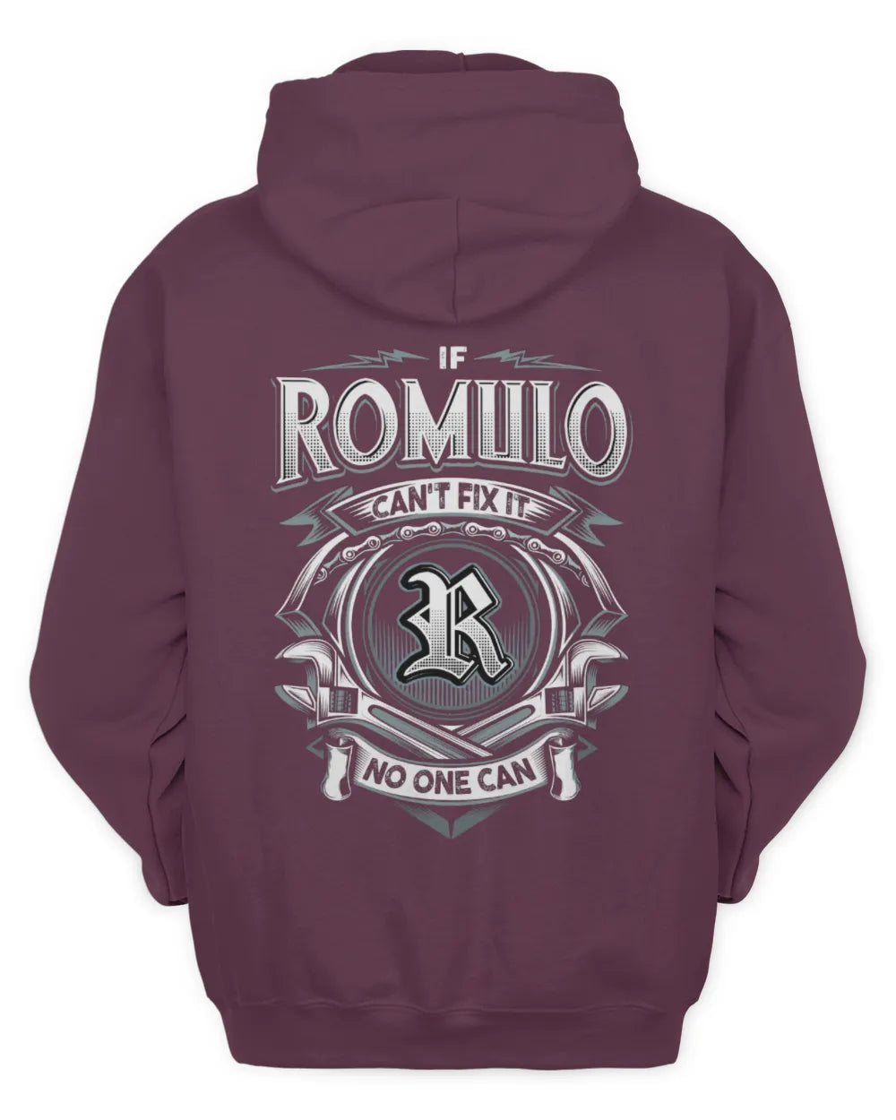 ROMULO AP81-K4-626 - Personalized Ahmed Quote Apparel “If Ahmed Can't Fix It, No One Can” - Unisex Hoodie - Maroon