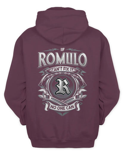 ROMULO AP81-K4-626 - Personalized Ahmed Quote Apparel “If Ahmed Can't Fix It, No One Can” - Unisex Hoodie - Maroon