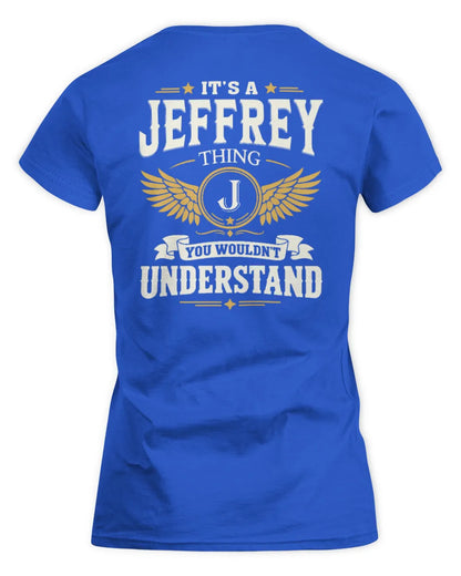 JEFFREY KT06-M008 It’s a [NAME] Thing – You Wouldn’t Understand | Personalized Vintage T-Shirt - Women's Standard T-Shirt - Royal